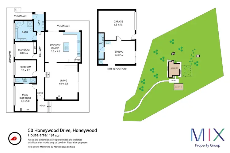 Floorplan of Homely house listing, 50 Honeywood Drive, Honeywood TAS 7017