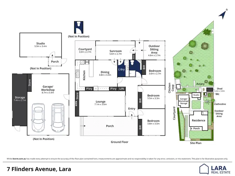 Floorplan of Homely house listing, 7 Flinders Avenue, Lara VIC 3212