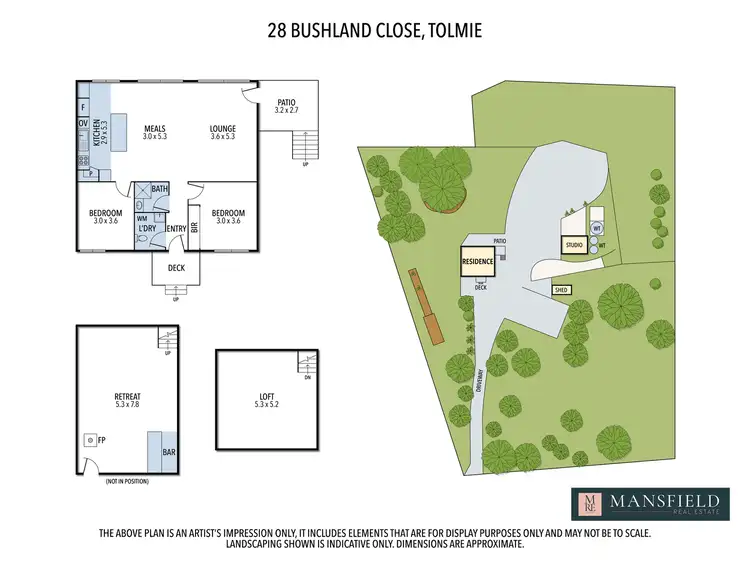 Floorplan of Homely house listing, 28 Bushland Close, Tolmie VIC 3723