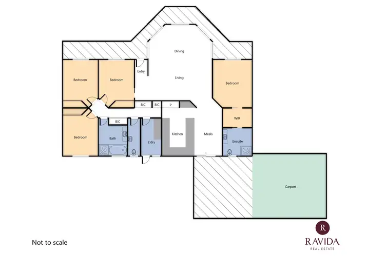 Floorplan of Homely house listing, 6 Pyle Road, Londrigan VIC 3678