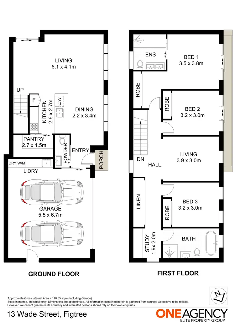 Floorplan of Homely house listing, 13 Wade Street, Figtree NSW 2525
