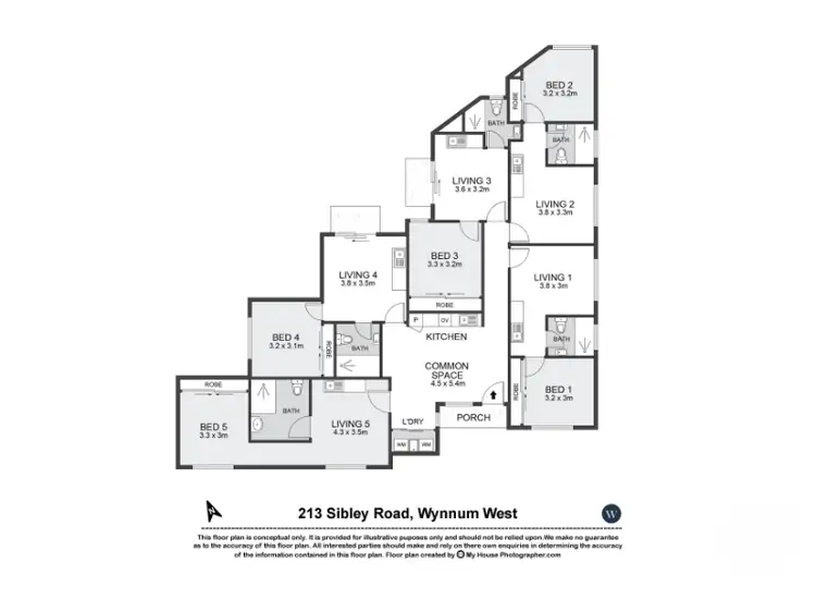 Floorplan of Homely apartment listing, 1/213 Sibley Road, Wynnum West QLD 4178