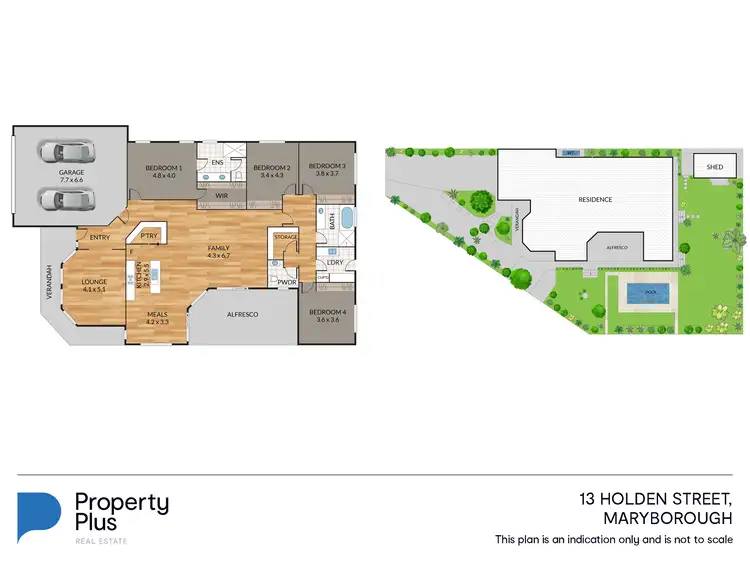 Floorplan of Homely house listing, 13 Holden Street, Maryborough VIC 3465