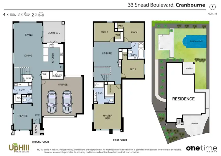 Floorplan of Homely house listing, 33 Snead Boulevard, Cranbourne VIC 3977