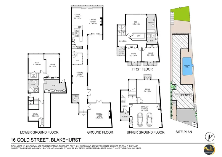 Floorplan of Homely house listing, 16 Gold Street, Blakehurst NSW 2221