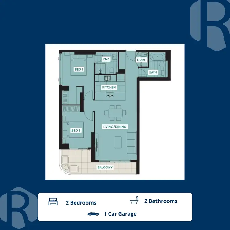 Floorplan of Homely apartment listing, 711/242-252 Pitt st, Merrylands NSW 2160