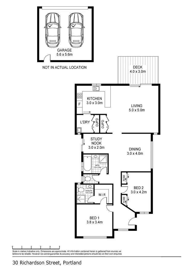 Floorplan of Homely unit listing, 30 Richardson Street, Portland VIC 3305