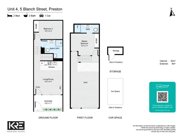 Floorplan of Homely apartment listing, 4/5 Blanch Street, Preston VIC 3072