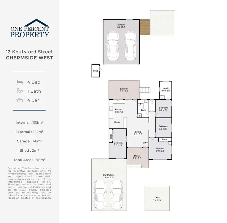 Floorplan of Homely house listing, 12 Knutsford Street, Chermside West QLD 4032