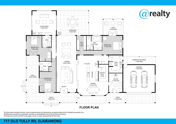 Floorplan of Homely house listing, 717 Old Tully Road, Tully QLD 4854