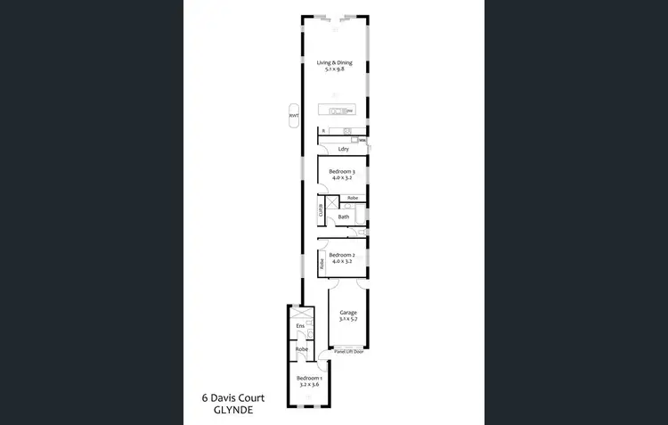 Floorplan of Homely house listing, 6 Davis Court, Glynde SA 5070