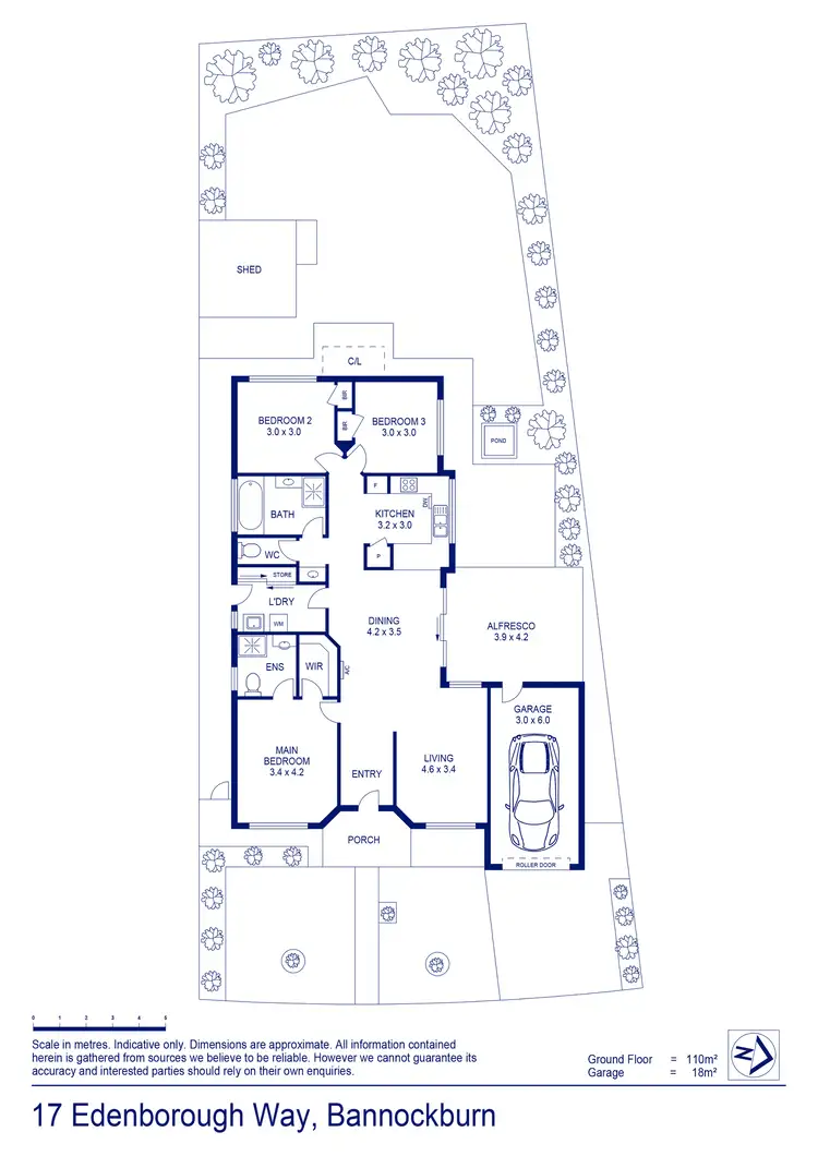 Floorplan of Homely house listing, 17 Edenborough Way, Bannockburn VIC 3331