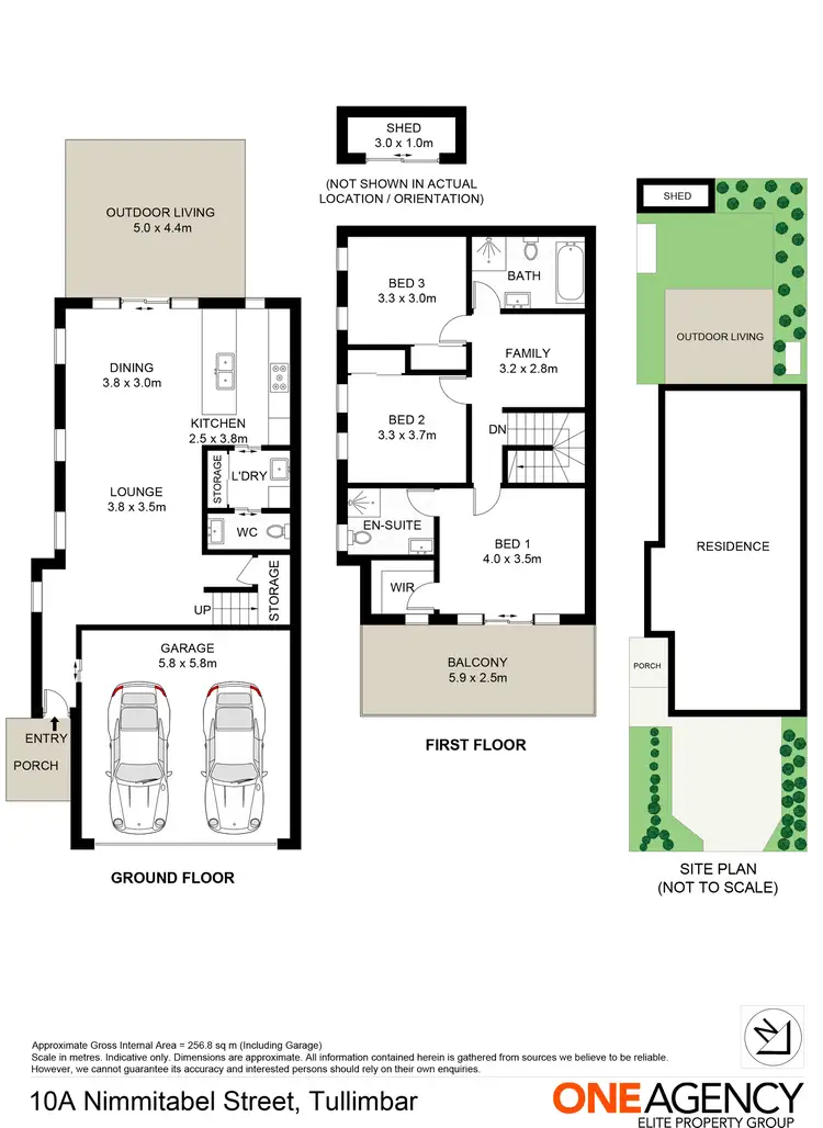 Floorplan of Homely townhouse listing, 10a Nimmitabel Street, Tullimbar NSW 2527