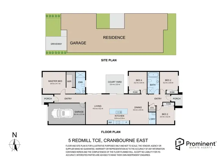 Floorplan of Homely house listing, 5 Redmill Terrace, Cranbourne East VIC 3977