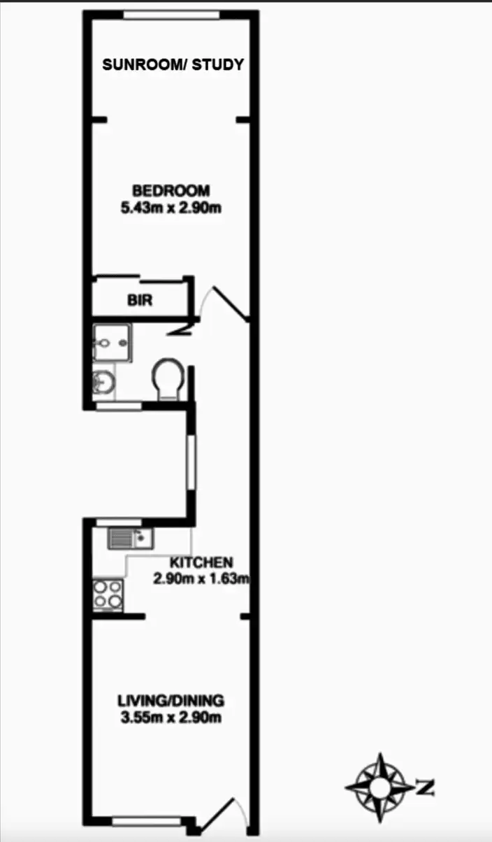 Floorplan of Homely apartment listing, 3/121 Macleay Street, Potts Point NSW 2011