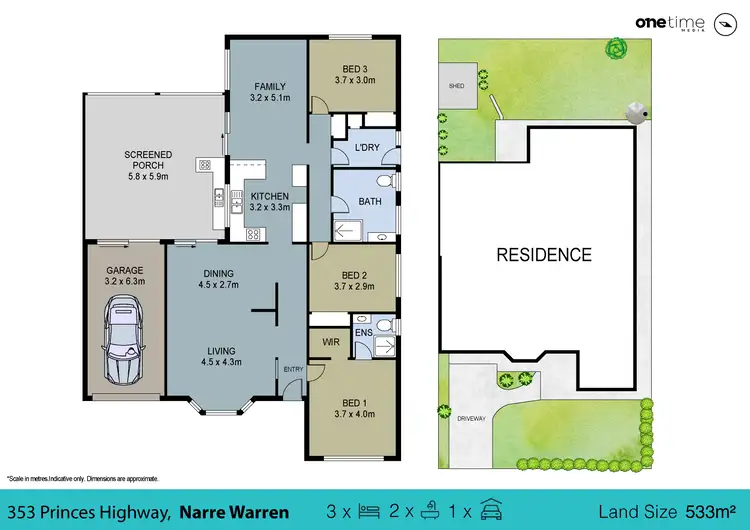 Floorplan of Homely house listing, 353 Princes Highway, Narre Warren VIC 3805