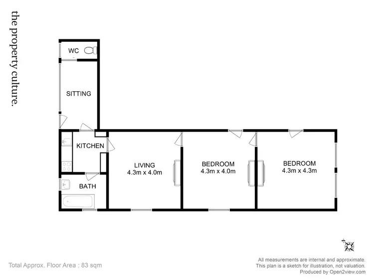 Floorplan of Homely apartment listing, 3376 Huon Highway, Franklin TAS 7113
