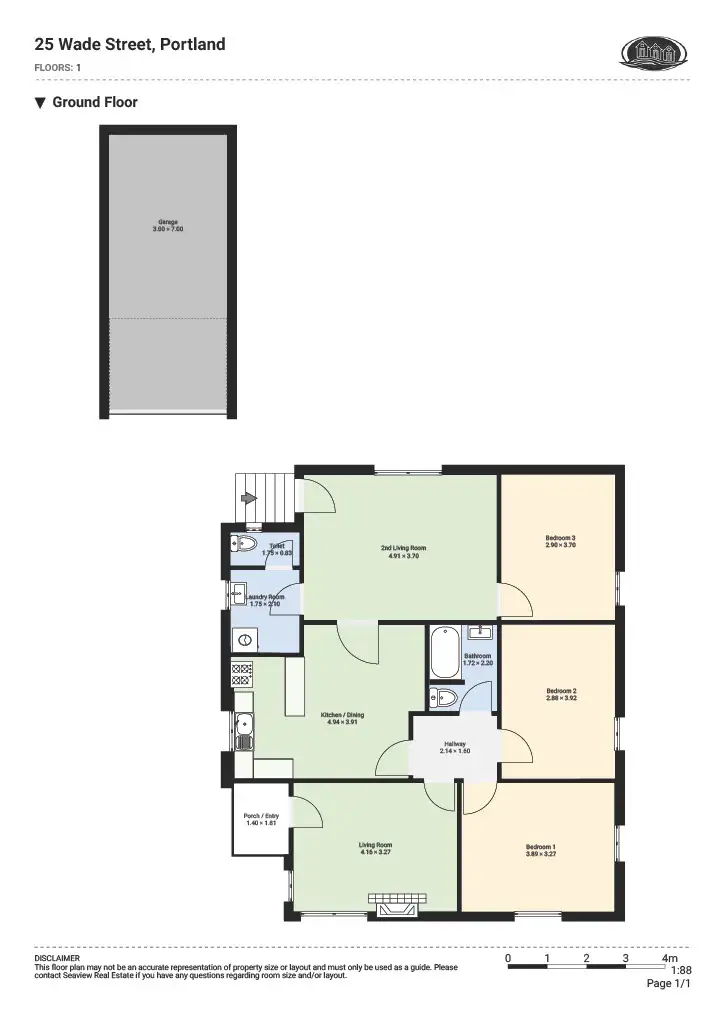 Floorplan of Homely house listing, 25 Wade Street, Portland VIC 3305