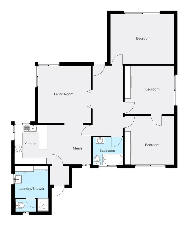 Floorplan of Homely house listing, 6 NILMAR AVENUE, Wodonga VIC 3690
