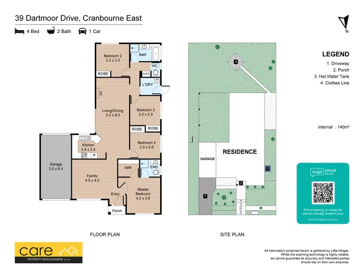 Floorplan of Homely house listing, 39 Dartmoor Drive, Cranbourne East VIC 3977