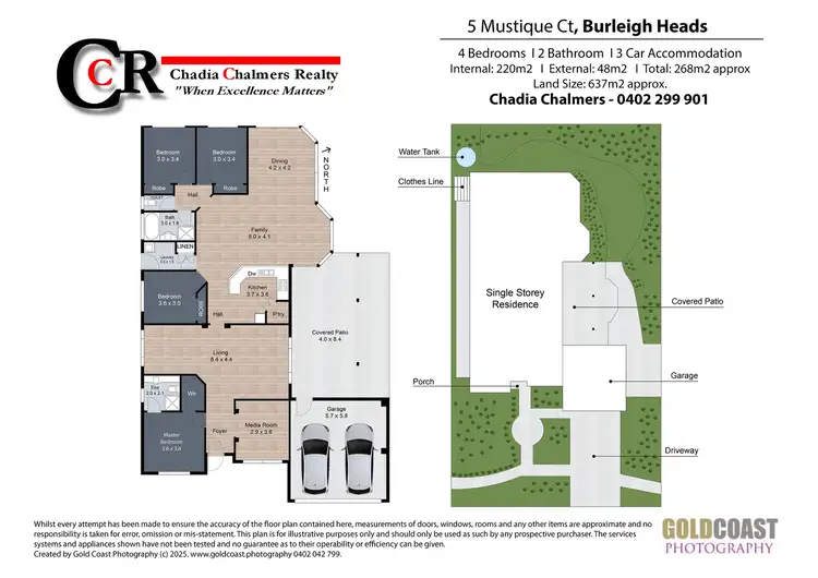Floorplan of Homely house listing, 5 Mustique Court, Burleigh Waters QLD 4220