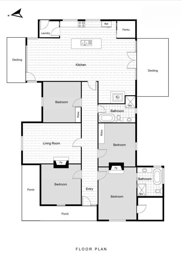 Floorplan of Homely rural property listing, 172 Officers Lane, Koroit VIC 3282