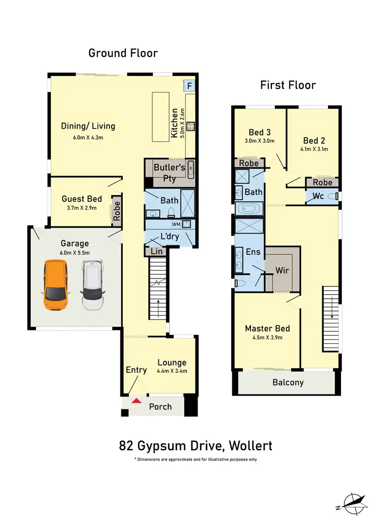 Floorplan of Homely house listing, 82 Gypsum Drive, Wollert VIC 3750