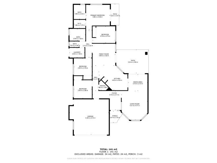 Floorplan of Homely house listing, 19 NODOSA CLOSE, Mount Sheridan QLD 4868
