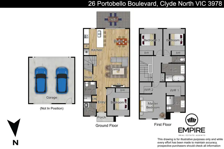 Floorplan of Homely house listing, 26 Portobello Boulevard, Clyde North VIC 3978