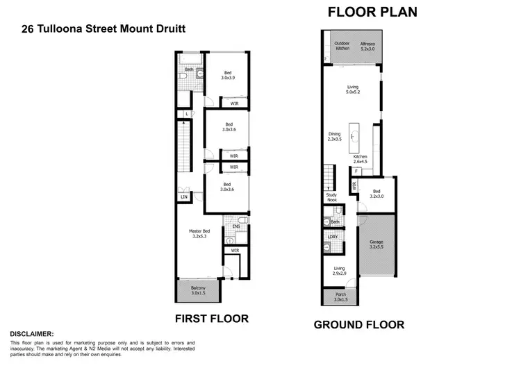 Floorplan of Homely house listing, 26 Tulloona Street, Mount Druitt NSW 2770
