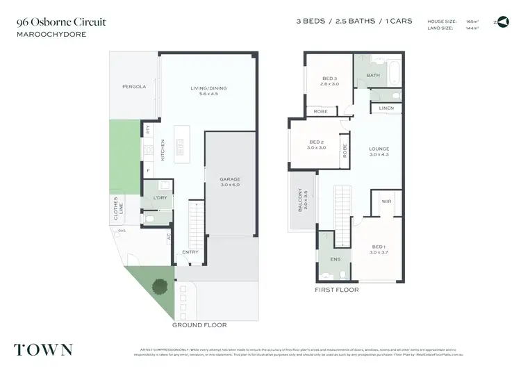Floorplan of Homely house listing, 96 Osborne Circuit, Maroochydore QLD 4558