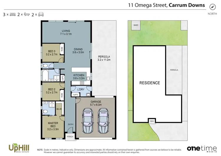 Floorplan of Homely house listing, 11 Omega Street, Carrum Downs VIC 3201
