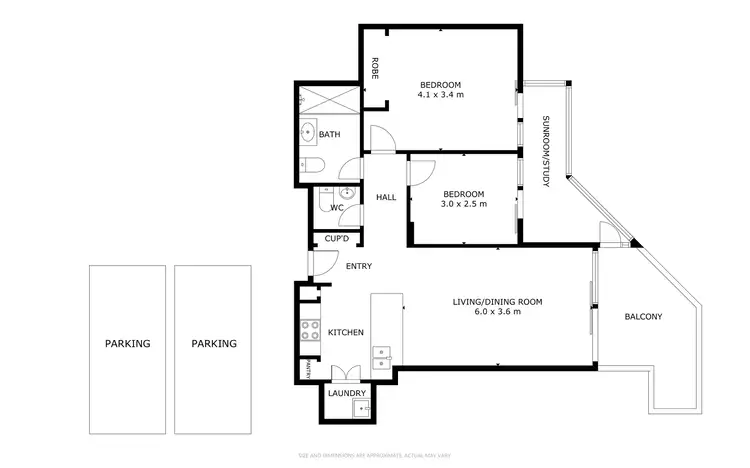 Floorplan of Homely apartment listing, 154/6-14 Oxford Street, Darlinghurst NSW 2010