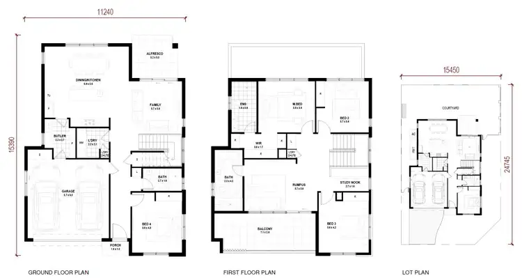 Floorplan of Homely house listing, 20 Edgbaston Road, North Kellyville NSW 2155