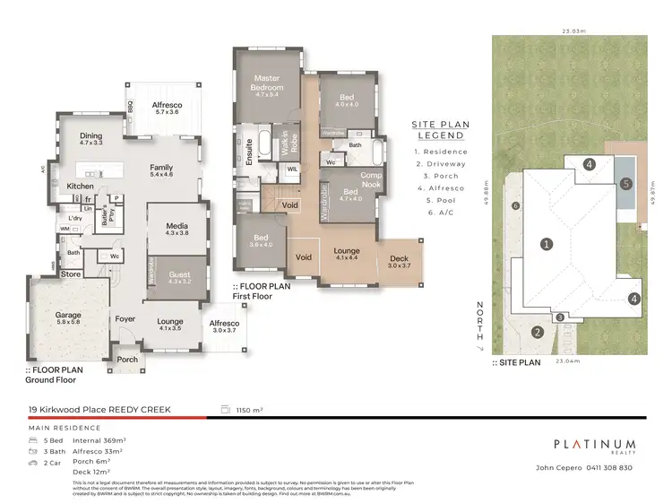 Floorplan of Homely house listing, 19 Kirkwood Place, Reedy Creek QLD 4227