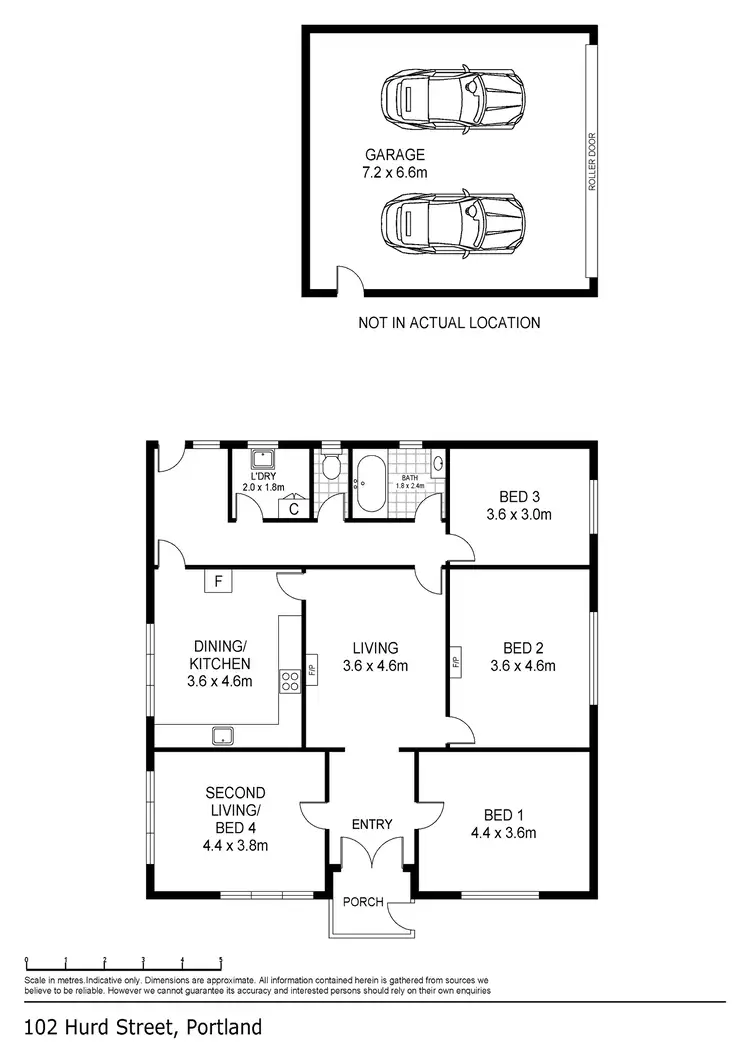 Floorplan of Homely house listing, 102 Hurd Street, Portland VIC 3305