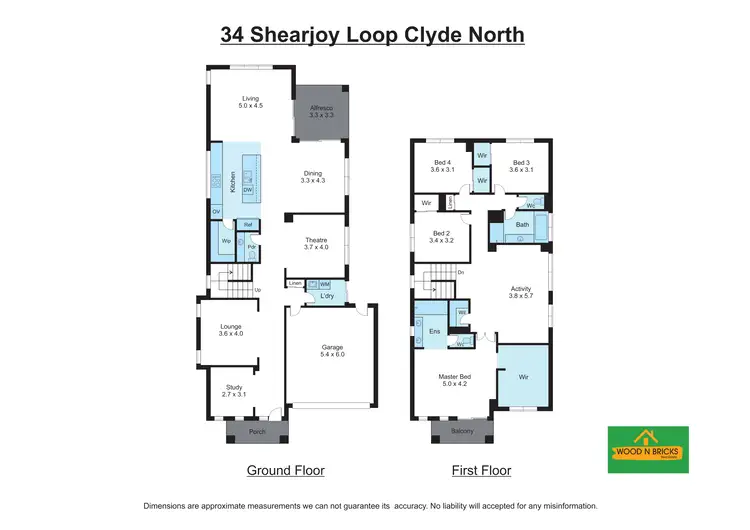Floorplan of Homely house listing, 34 Shearjoy Loop, Clyde North VIC 3978