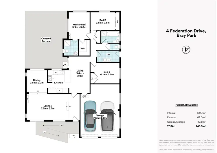 Floorplan of Homely house listing, 4 Federation Drive, Bray Park QLD 4500