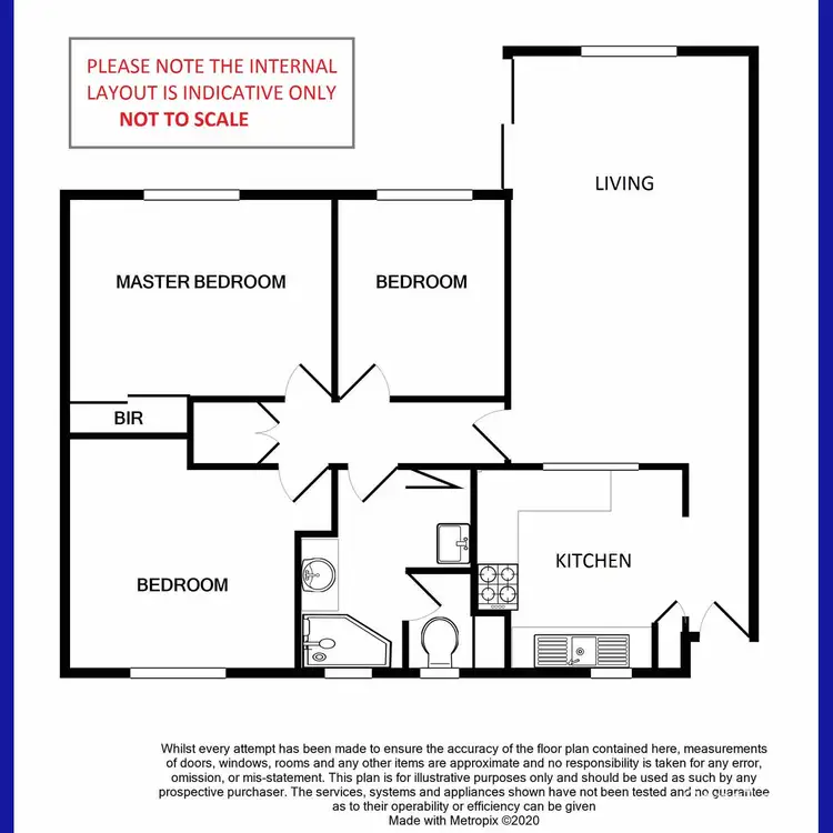 Floorplan of Homely unit listing, 3/51 Meyrick Way, Langford WA 6147