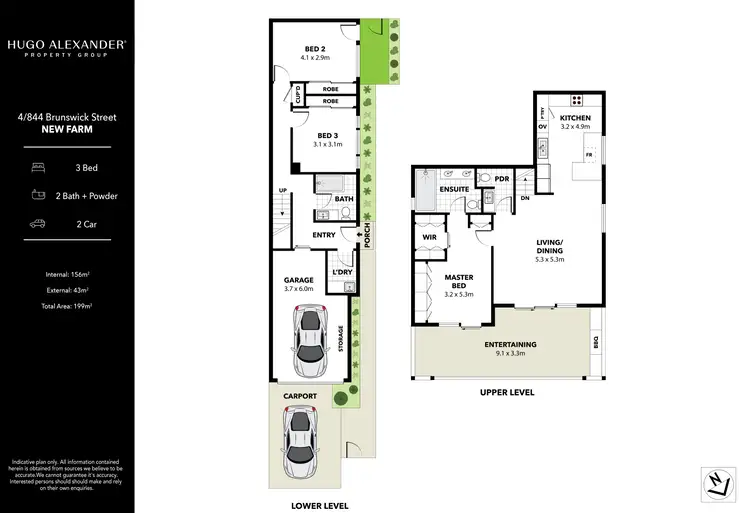 Floorplan of Homely townhouse listing, 4/844 Brunswick Street, New Farm QLD 4005