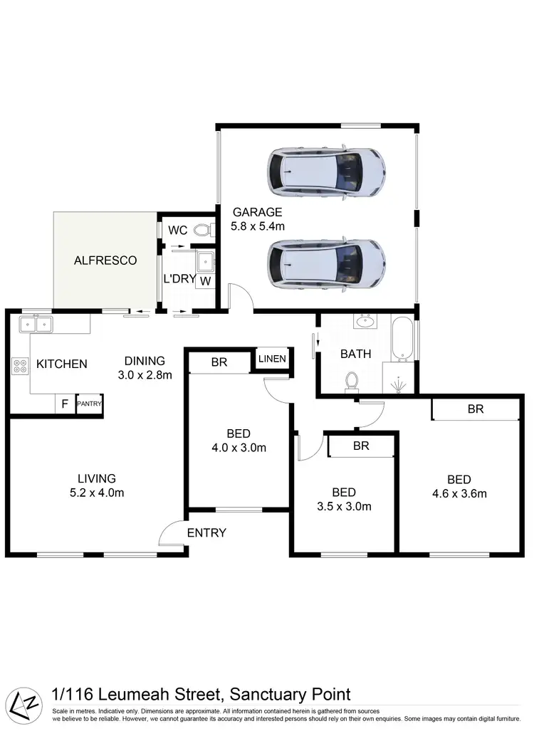 Floorplan of Homely house listing, 116 Leumeah Street, Sanctuary Point NSW 2540