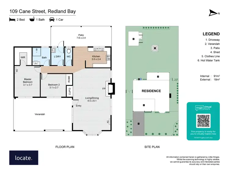 Floorplan of Homely house listing, 109 Cane Street, Redland Bay QLD 4165