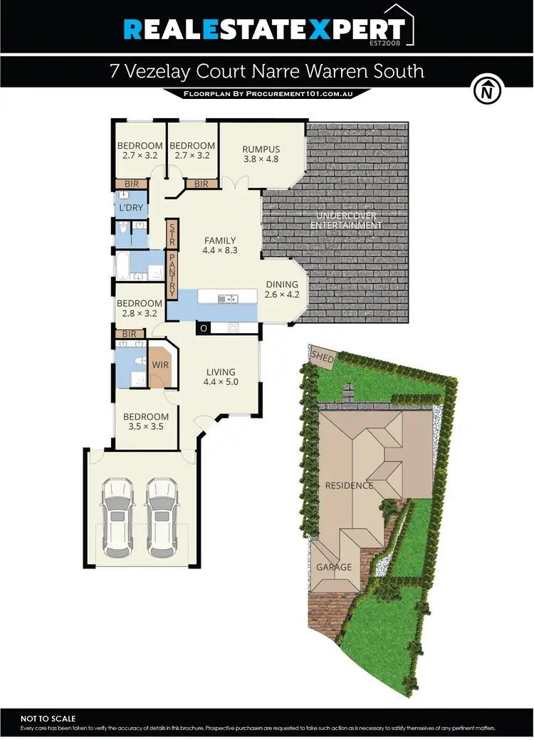 Floorplan of Homely house listing, 7 Vezelay Court, Narre Warren South VIC 3805