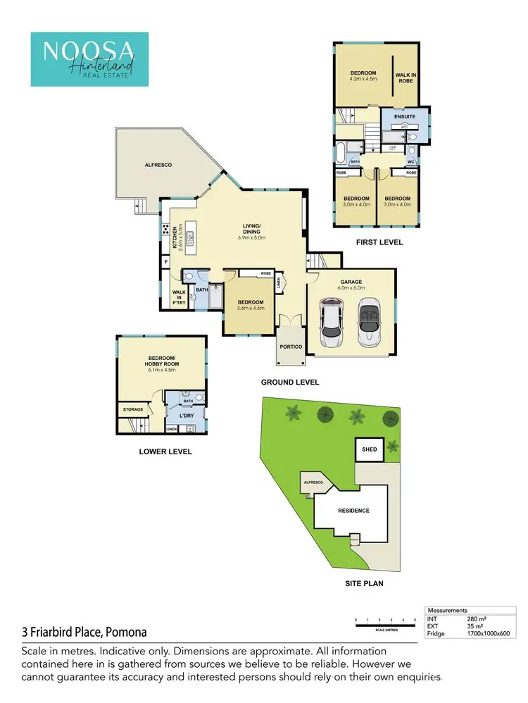 Floorplan of Homely house listing, 3 Friarbird Place, Pomona QLD 4568