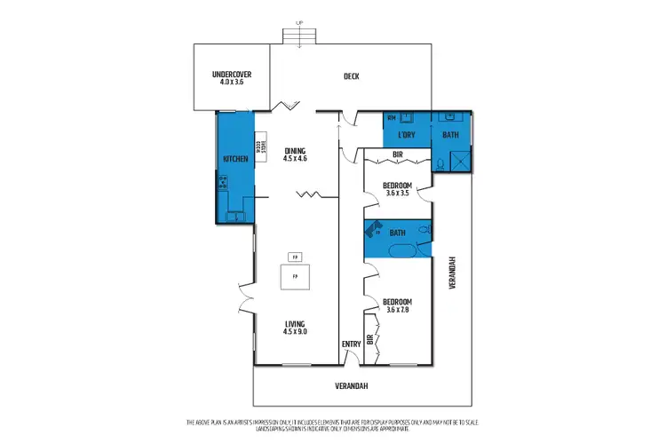 Floorplan of Homely rural property listing, 786 Dry Creek Road, Bonnie Doon VIC 3720