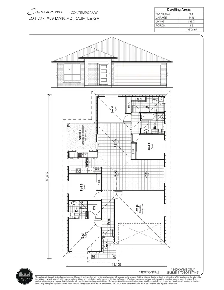 Floorplan of Homely house listing, 777 Cliftleigh Meadows Main Street, Cliftleigh NSW 2321