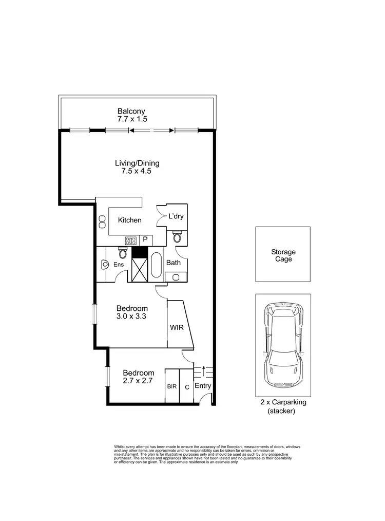 Floorplan of Homely apartment listing, 6/60 Harp Road, Kew VIC 3101