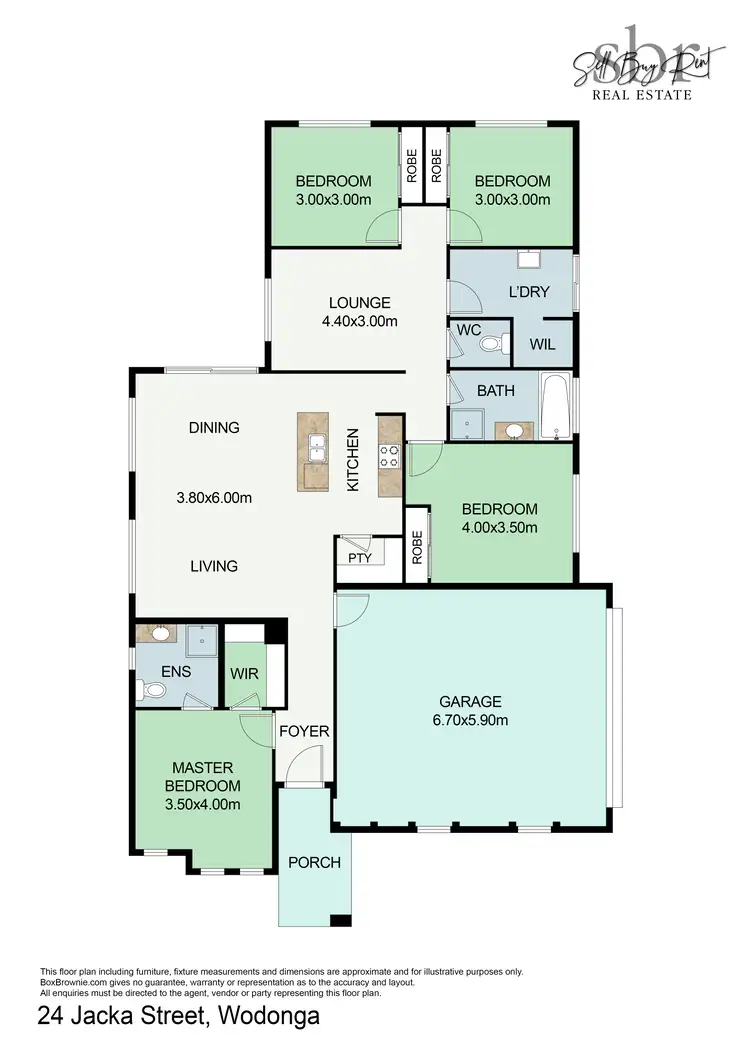 Floorplan of Homely house listing, 24 JACKA STREET, Wodonga VIC 3690