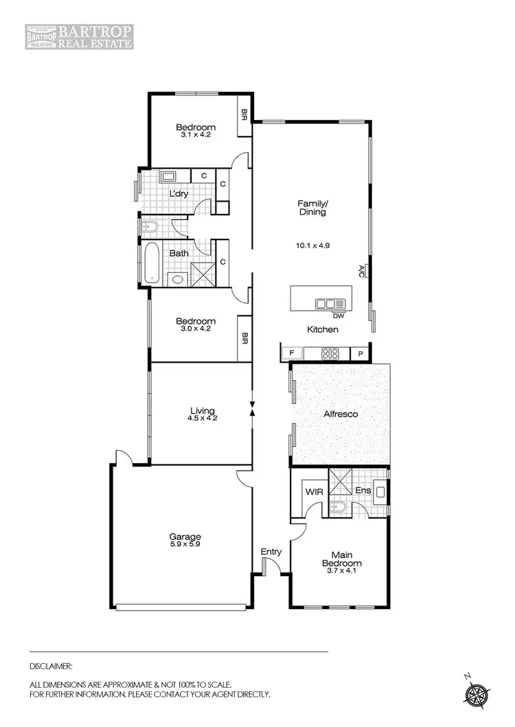 Floorplan of Homely house listing, 4 Greenside Place, Miners Rest VIC 3352