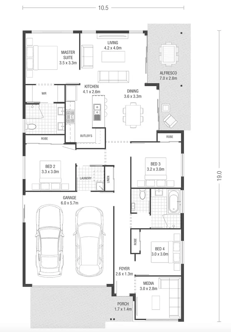 Floorplan of Homely house listing, Address available on request